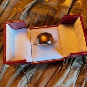 Nice!  Rose Gold Plated Stainless Steel Dome Ring